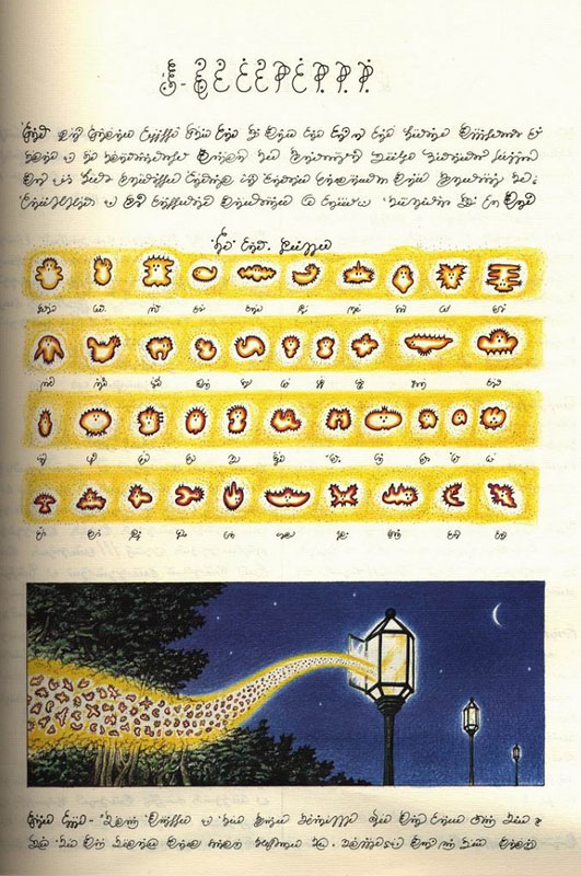 page from codex seraphinianus