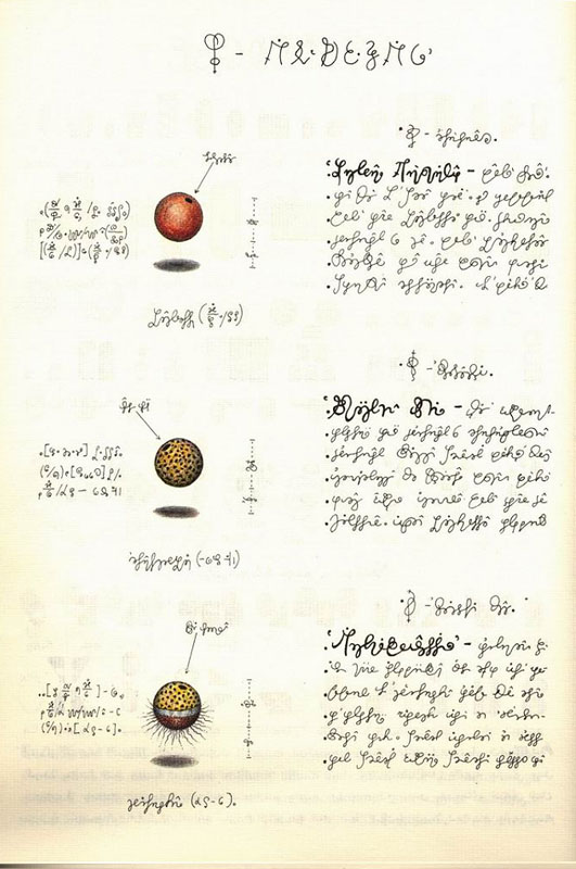 page from codex seraphinianus