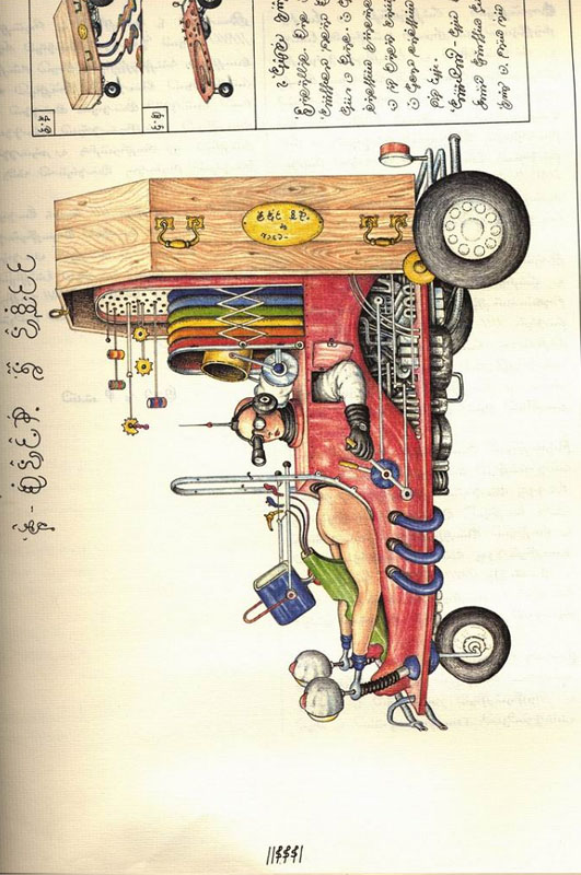 page from codex seraphinianus