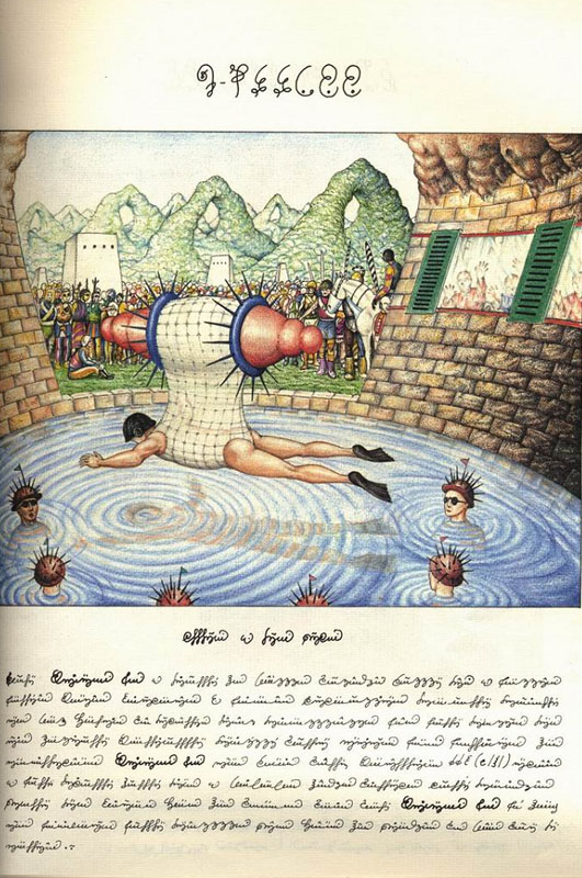 page from codex seraphinianus